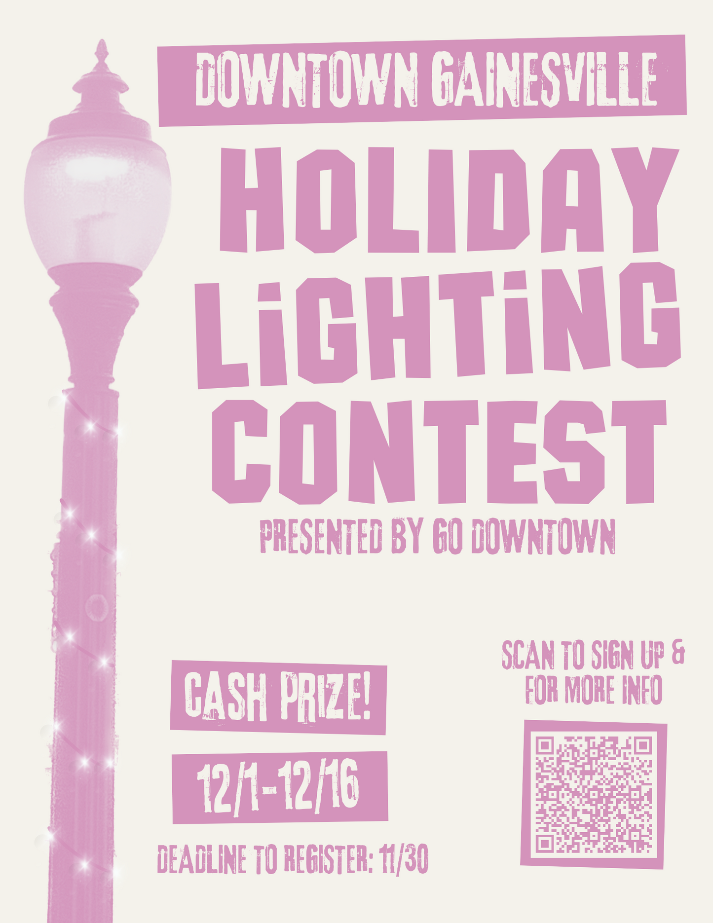 Go Downtown | Holiday Lighting Contest